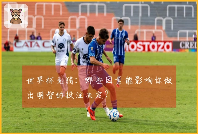世界杯竞猜：哪些因素能影响你做出明智的投注决定？